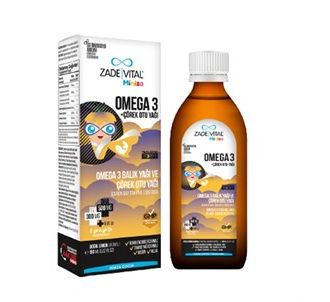 Zade Vital Miniza Omega 3 Black Cumin Seed Oil Natural Lemon Flavoured 150 ml