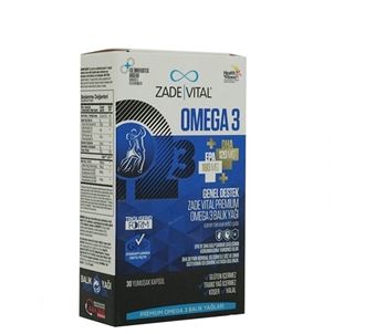 Zade Vital Omega 3 Fish Oil Premium 30 капсул