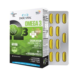 Zade Vital Omega 3 Premium Kids Fish Oil 30 капсул